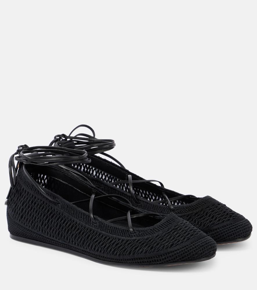 isabel marant belna open-knit ballet flats
