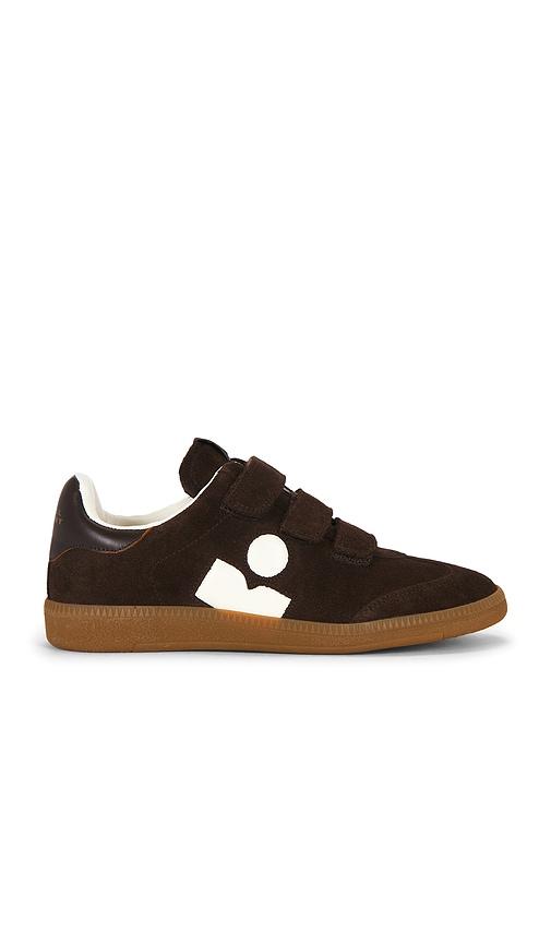 isabel marant beth sneaker in chocolate. - size 37 (also in 38, 39)
