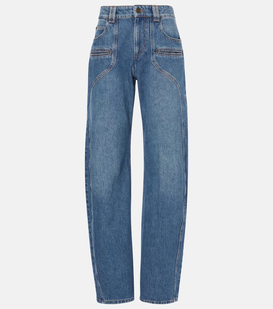 isabel marant betiane wide-leg jeans