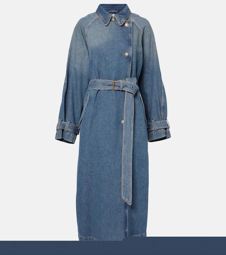 isabel marant brekka denim coat