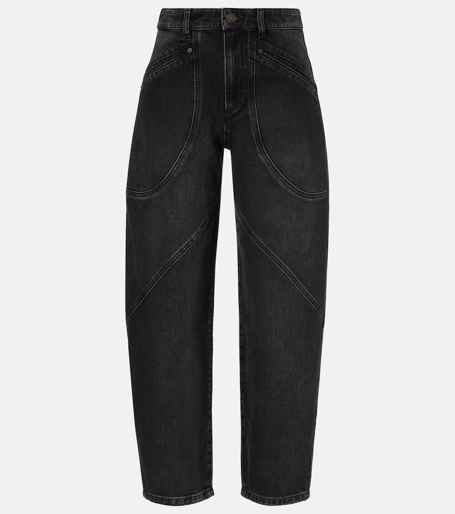 isabel marant catarina barrel-leg jeans
