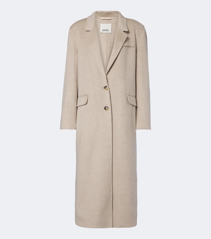 isabel marant clesa wool and cashmere coat