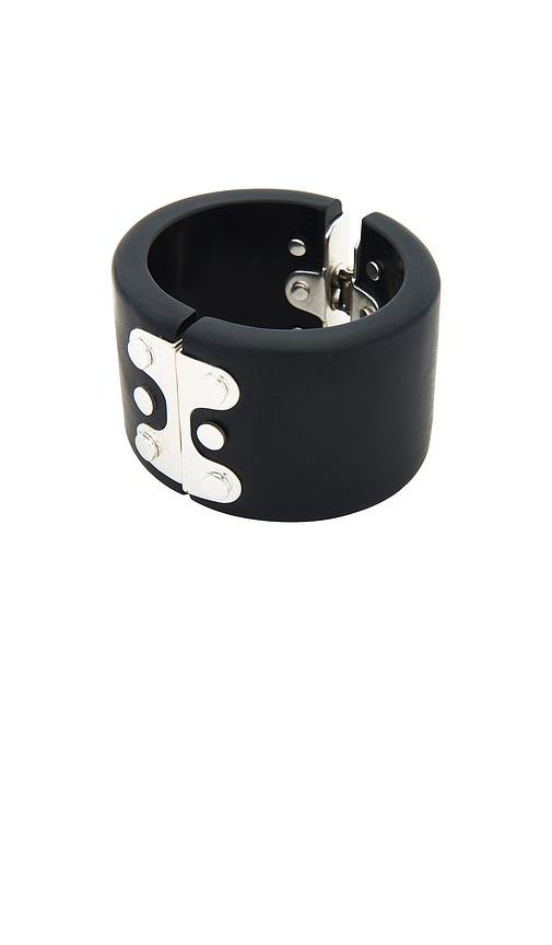 isabel marant cuff in black.