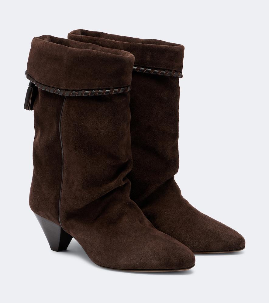 isabel marant dalby suede ankle boots