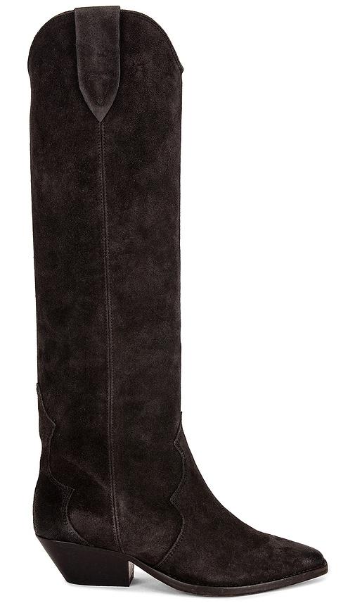 isabel marant denvee boot in black. - size 37 (also in 38, 40, 41)