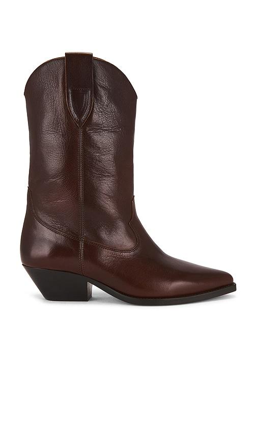 isabel marant duerto boots in burgundy. - size 37 (also in 40, 39)
