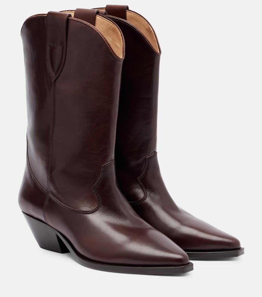 isabel marant duerto leather cowboy boots