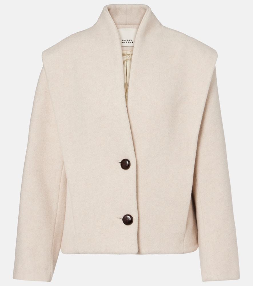 isabel marant dyogo wool-blend jacket