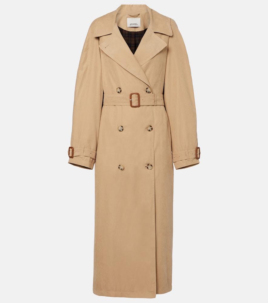 isabel marant elea belted double-breasted coat