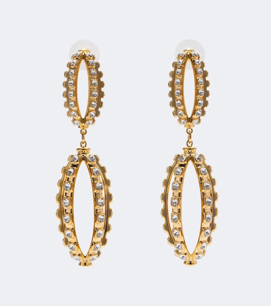 isabel marant embellished drop earrings