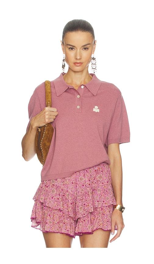 isabel marant etoile althea top in pink. - size 34/2 (also in 36/4, 38/6, 40/8, 42/10)
