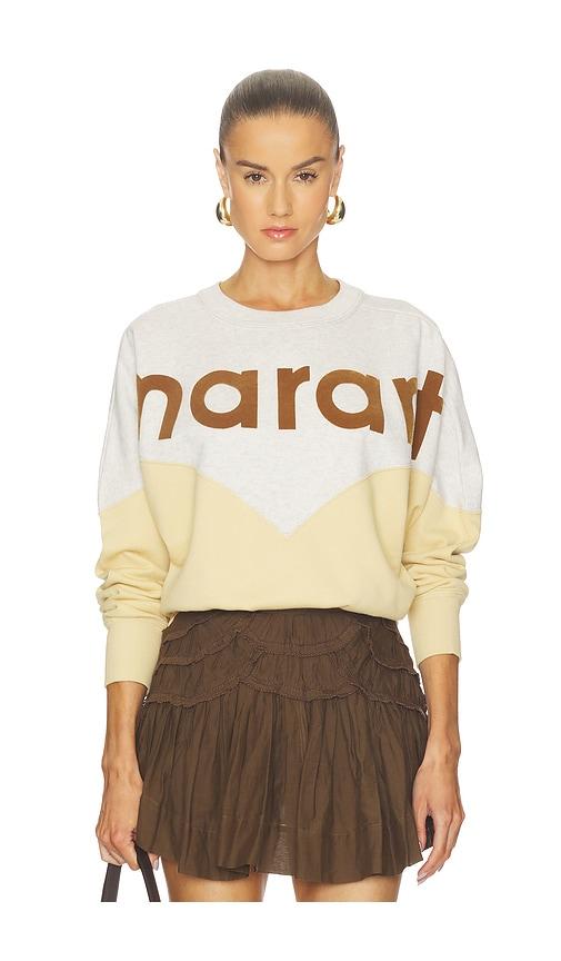 isabel marant etoile houston sweater in brown. - size 38/6 (also in 40/8)