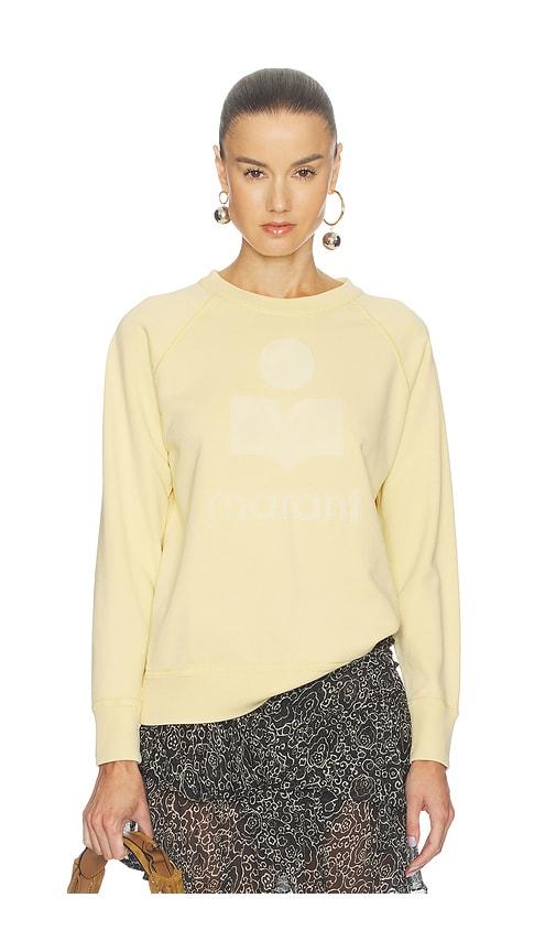 isabel marant etoile millyny sweatshirt in yellow. - size 34/2 (also in 38/6, 36/4, 40/8, 42/10)