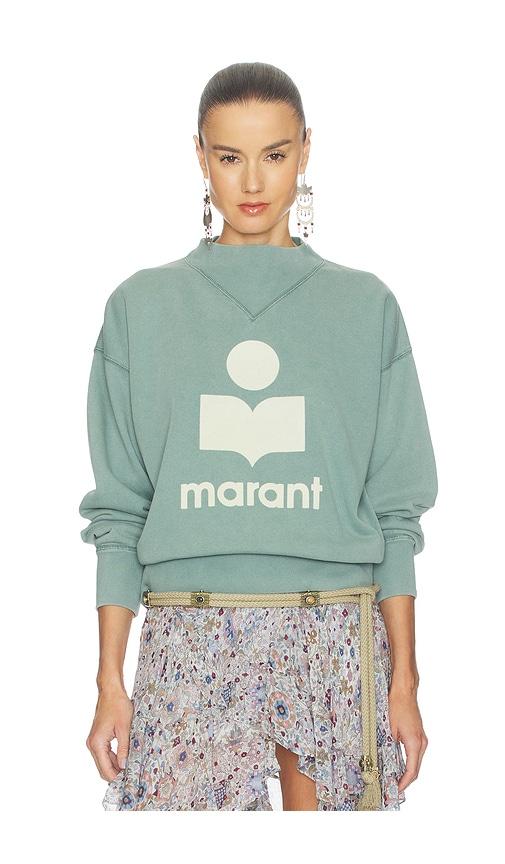 isabel marant etoile moby sweatshirt in sage. - size 34/2 (also in 38/6, 36/4, 40/8)