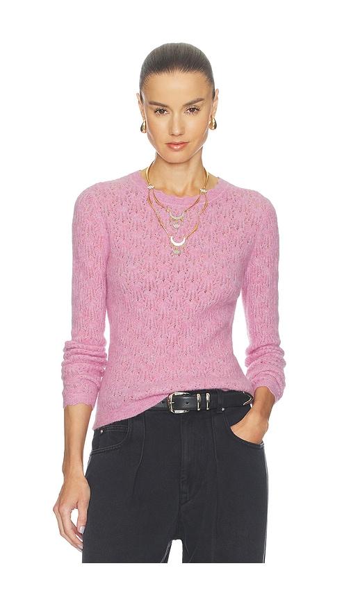 isabel marant etoile obeline sweater in pink. - size 34/2 (also in 38/6, 36/4, 40/8, 42/10)