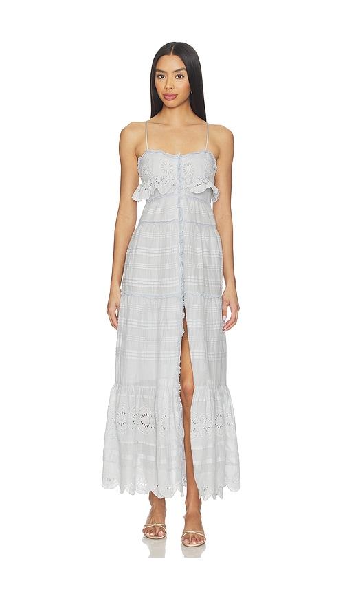 isabel marant etoile paule dress in slate. - size 34/2 (also in 36/4, 38/6)