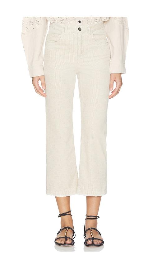 isabel marant etoile ruthie pant in cream. - size 34/2 (also in 36/4, 38/6, 40/8)