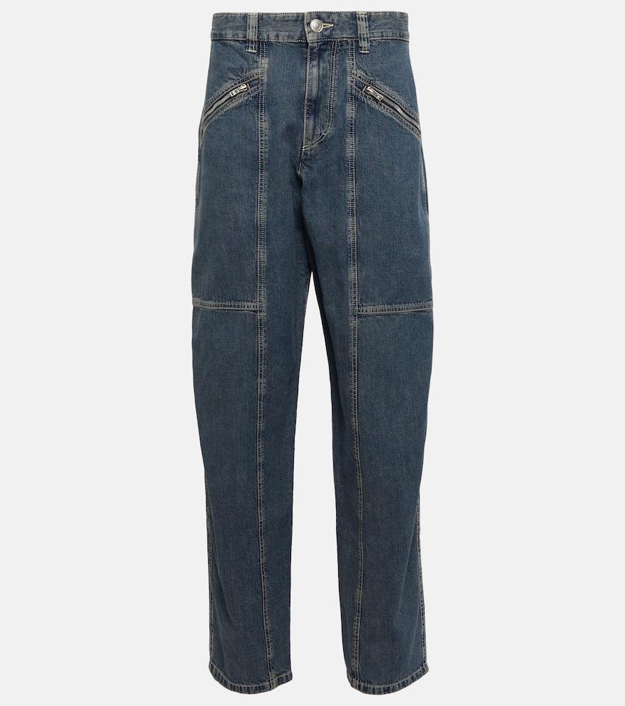 isabel marant fanny wide-leg jeans