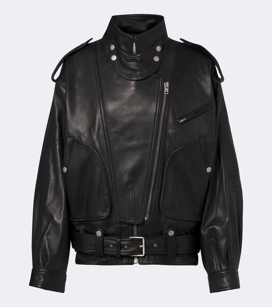 isabel marant farza leather jacket