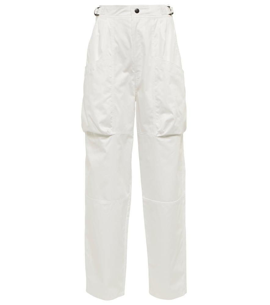 isabel marant ferima high-rise tapered cotton pants