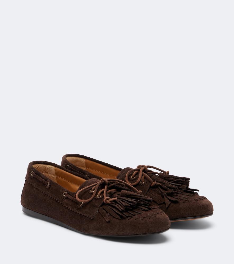 isabel marant fersi suede boat shoes