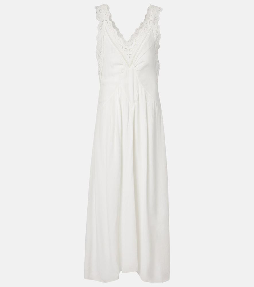 isabel marant freda broderie anglaise maxi dress