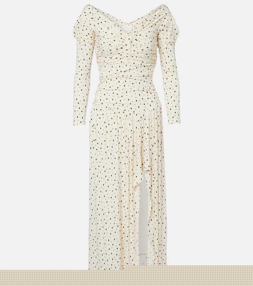 isabel marant giovana jersey midi dress