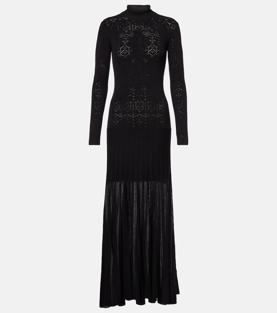 isabel marant gisole pointelle turtleneck maxi dress