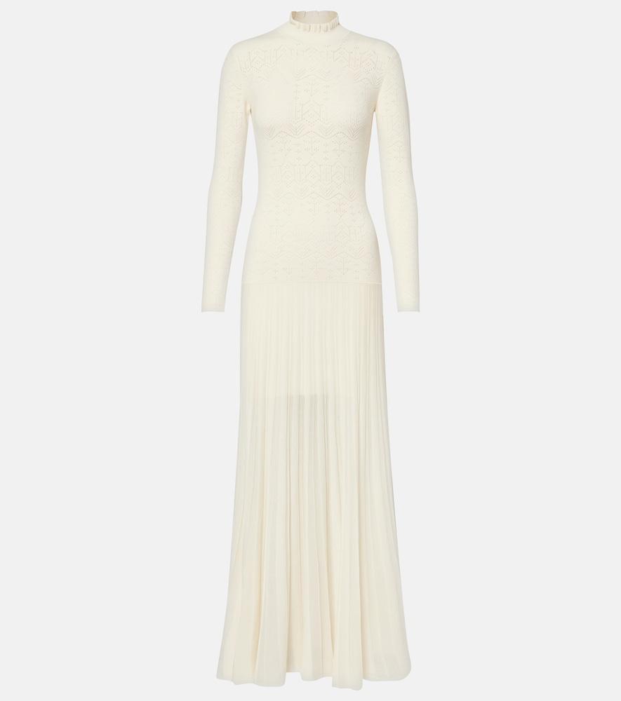isabel marant gisole pointelle turtleneck maxi dress