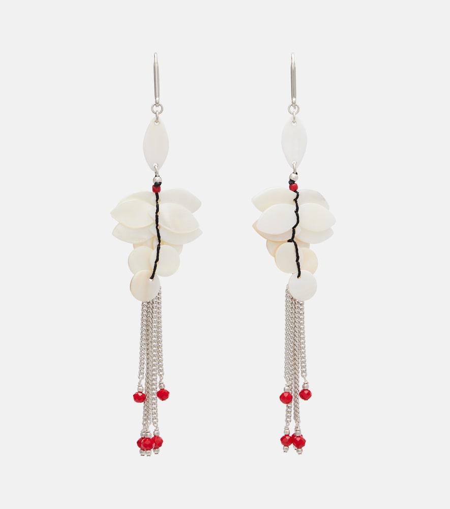 isabel marant halsey embellished drop earrings