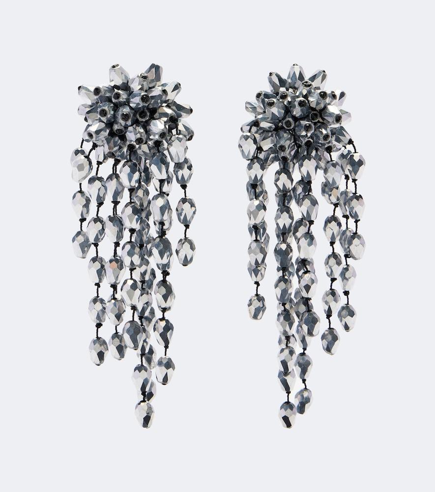 isabel marant hanabi beaded clip-on earrings