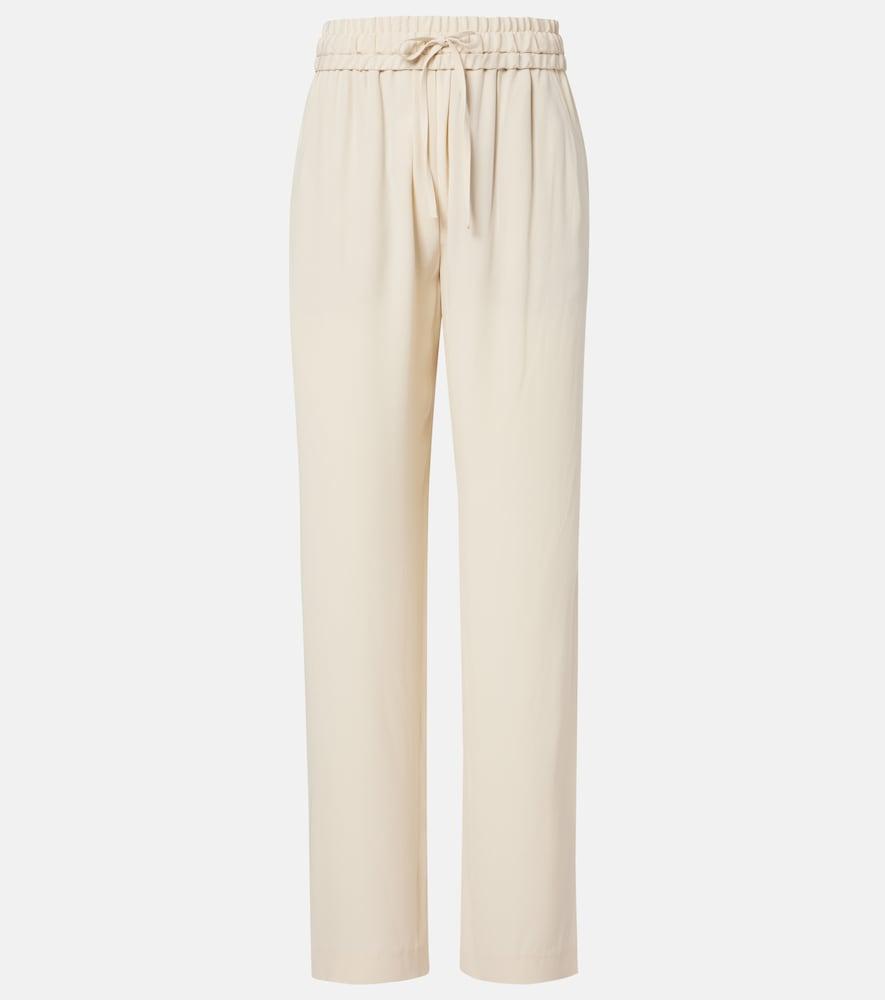isabel marant honie straight-leg crêpe pants
