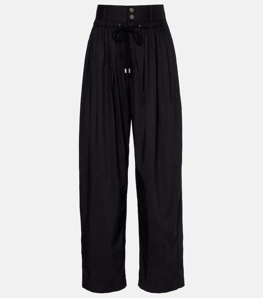 isabel marant inaya high-rise wide-leg pants