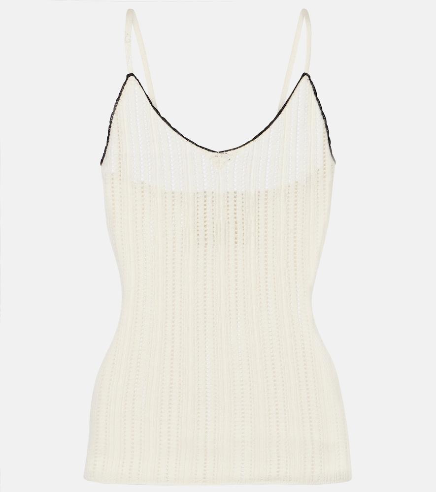 isabel marant india pointelle silk and cotton camisole