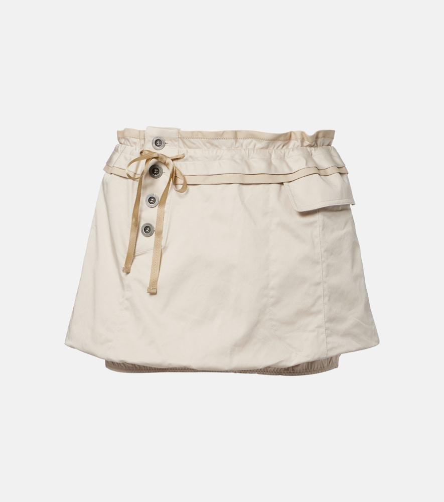 isabel marant jamily cotton-blend miniskirt