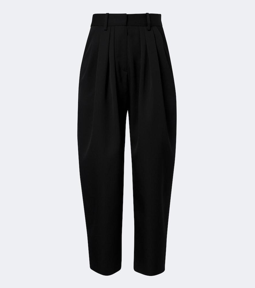 isabel marant janice pleated wool pants