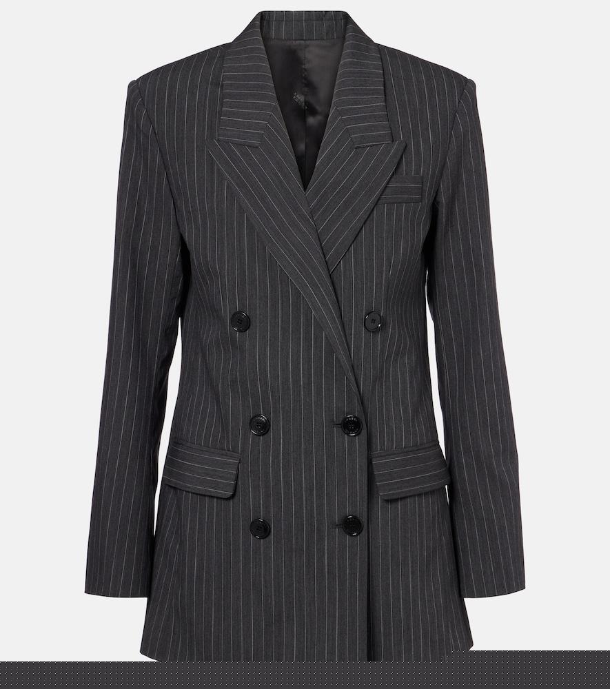 isabel marant jevimaga pinstriped wool-blend blazer