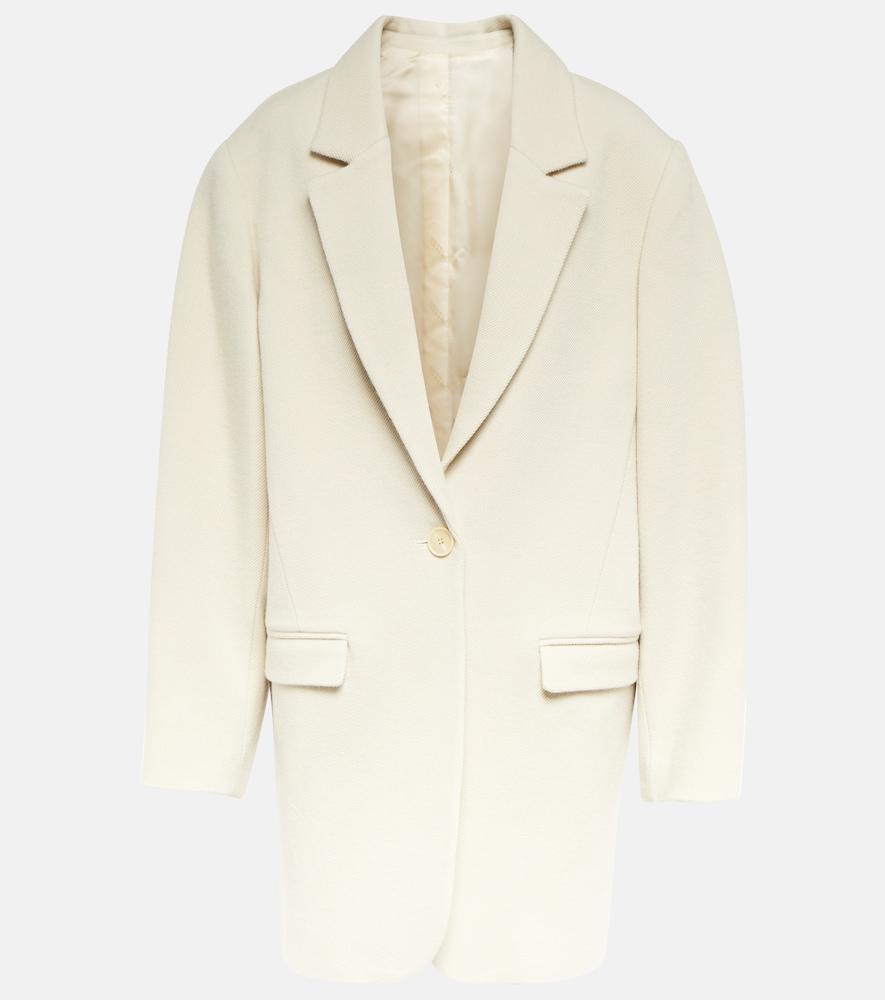 isabel marant jilinka wool and cotton coat