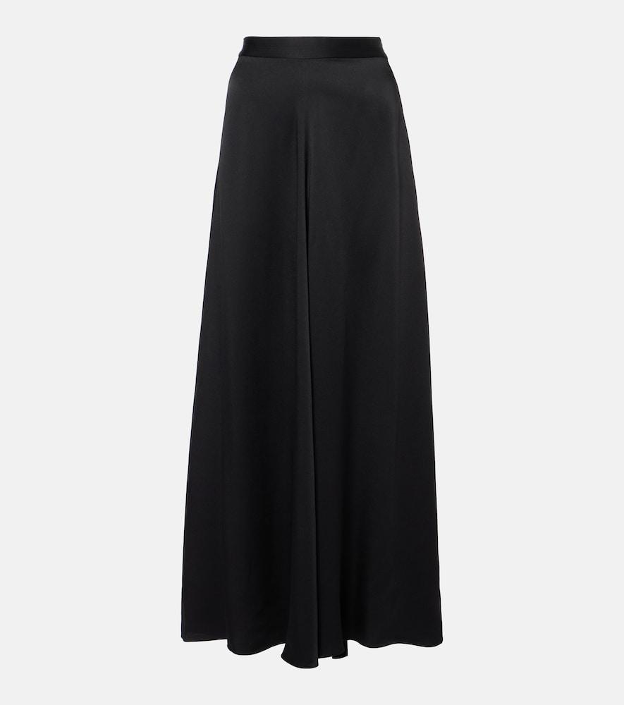 isabel marant kayana satin maxi skirt