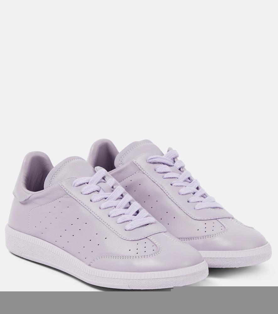 isabel marant kaycee leather sneakers