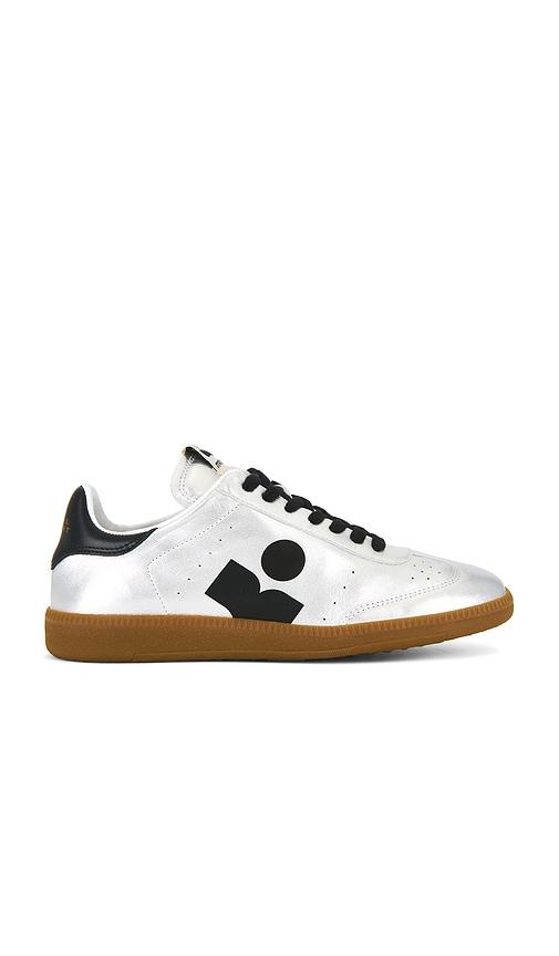 isabel marant kaycee sneaker in metallic silver, grey. - size 39 (also in 40, 41)