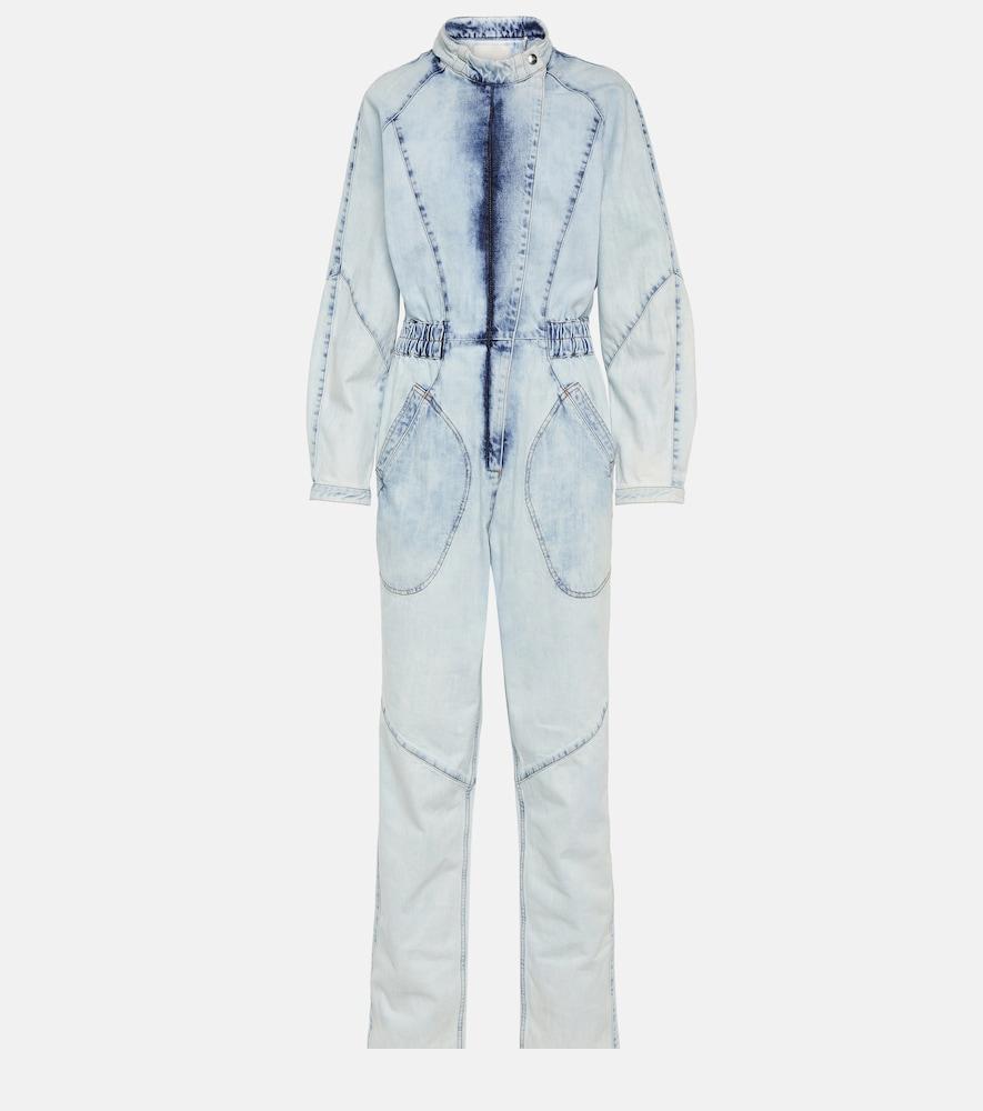 isabel marant kimea denim jumpsuit