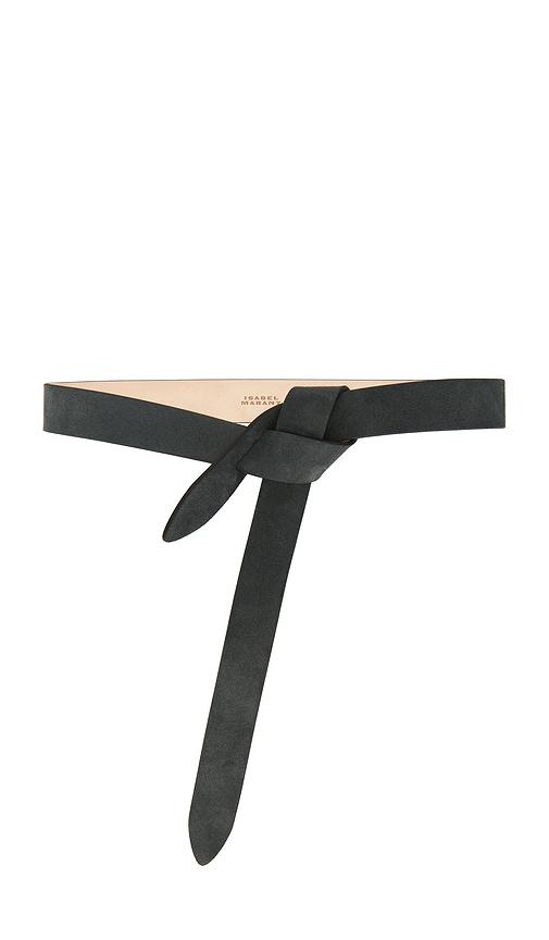 isabel marant lecce belt in charcoal. - size l (also in s)