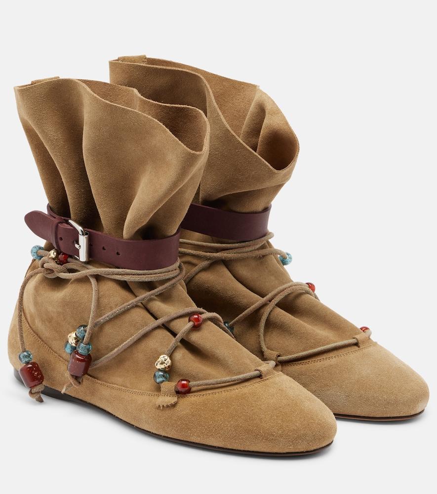 isabel marant letiz suede ankle boots