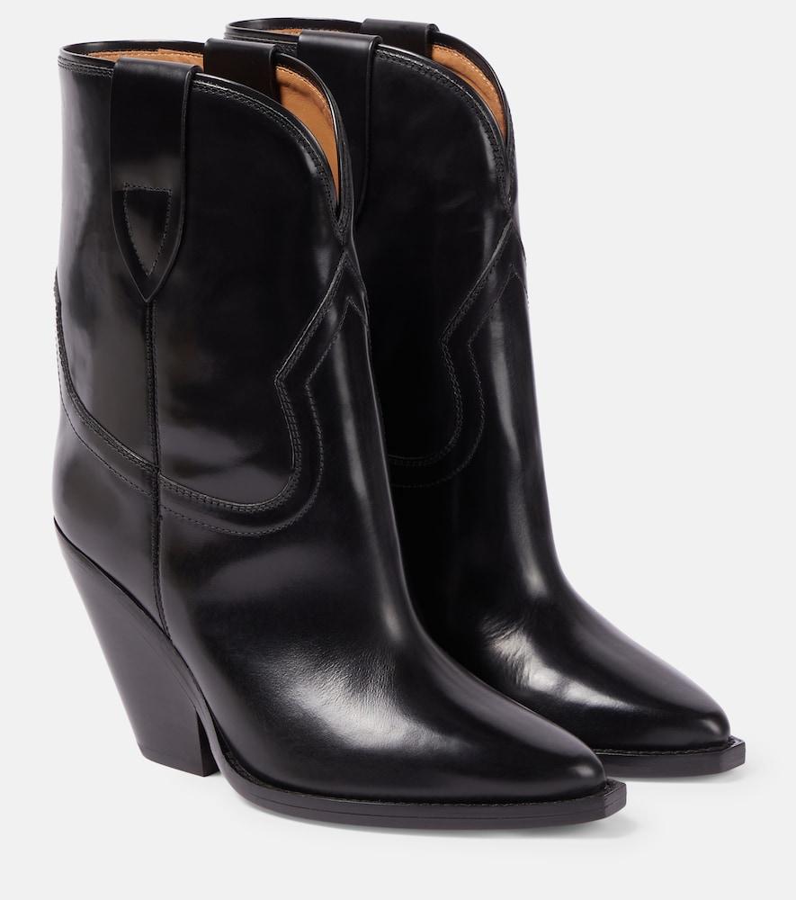 isabel marant leyane leather ankle boots
