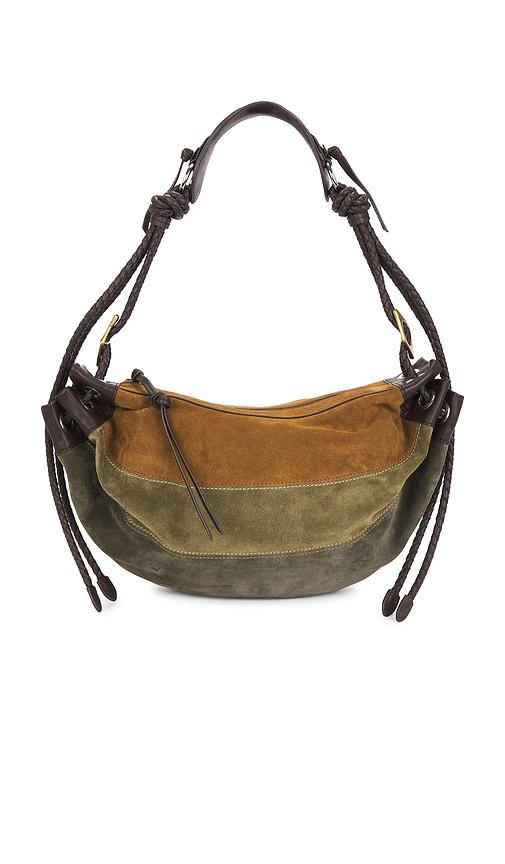 isabel marant maia medium bag in olive.