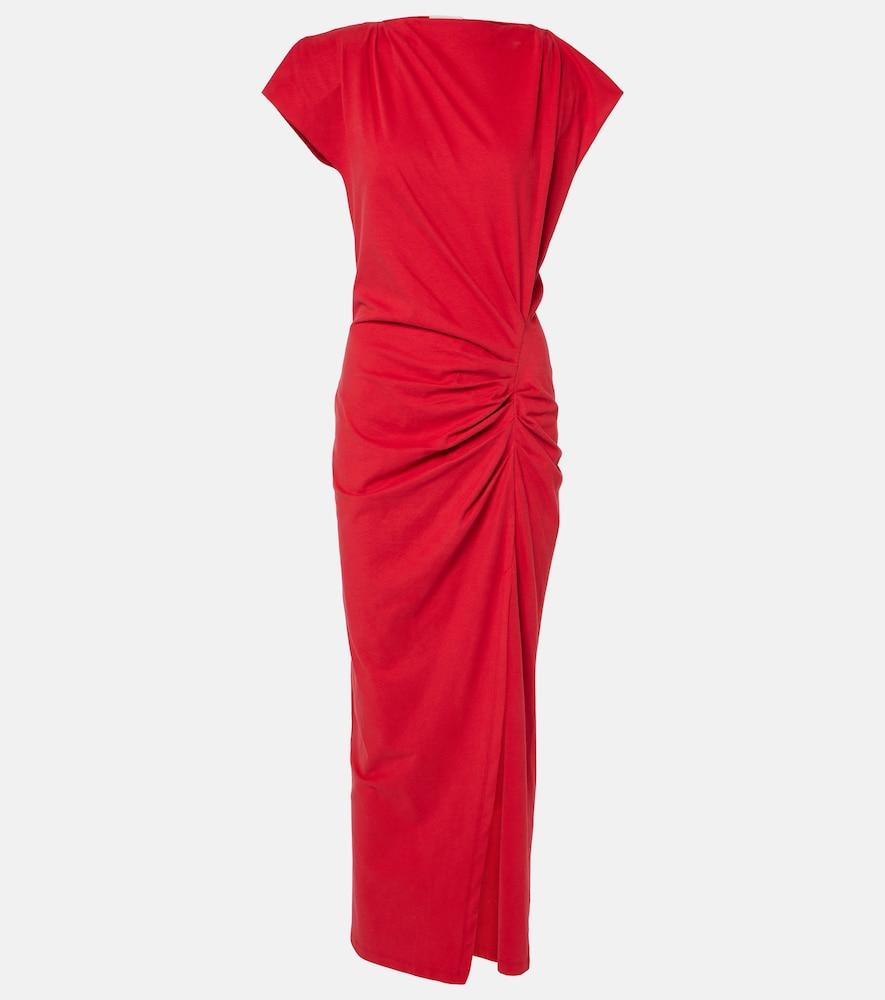 isabel marant nadela cotton jersey maxi dress