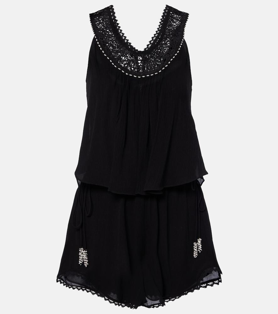isabel marant nilany beaded silk romper