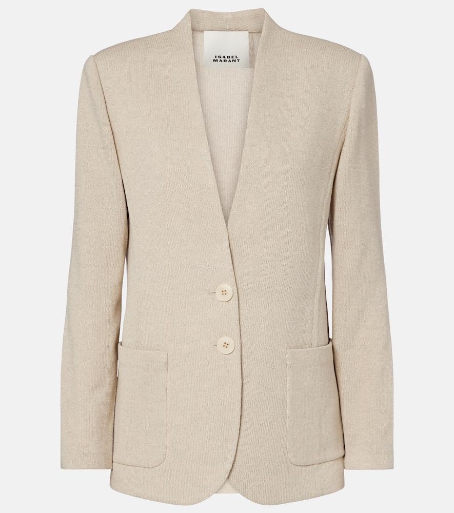 isabel marant olivia wool-blend jacket