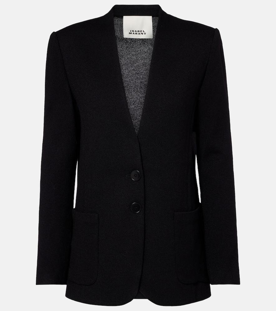 isabel marant olivia wool-blend jacket